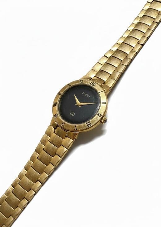 Gucci Other - Vintage Gucci 3000M Gold Tone Swiss Quartz Watch w/ Box